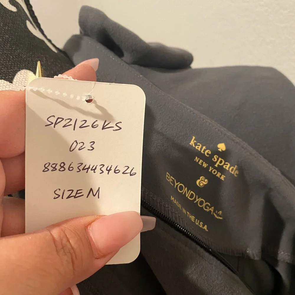 Kate Spade & Beyond yoga gray jacket NWT